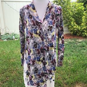 Anthropolgie Guinevere Floral Cardigan